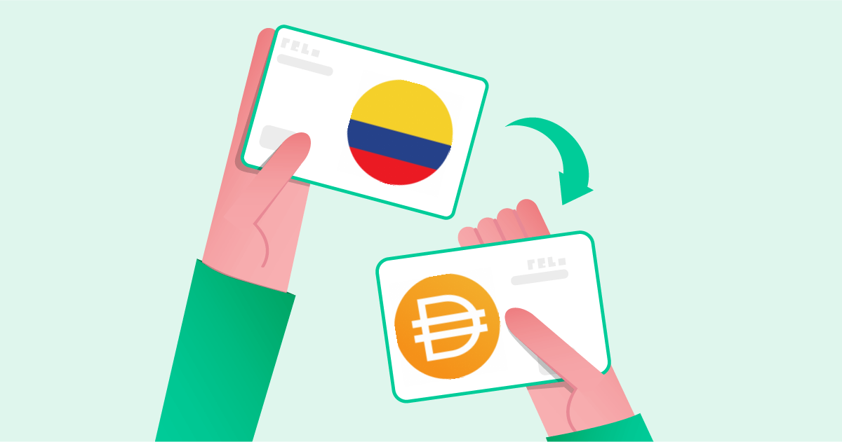 Pasar pesos colombianos a DAI