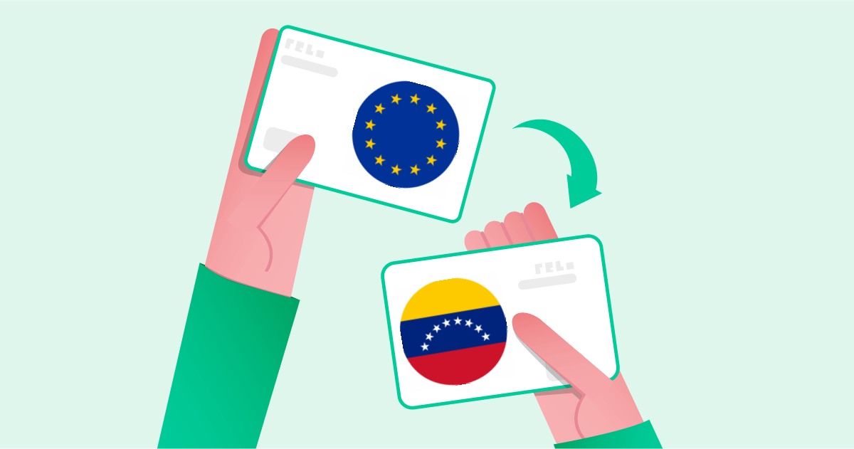 Pasar euros a bolívares venezolanos