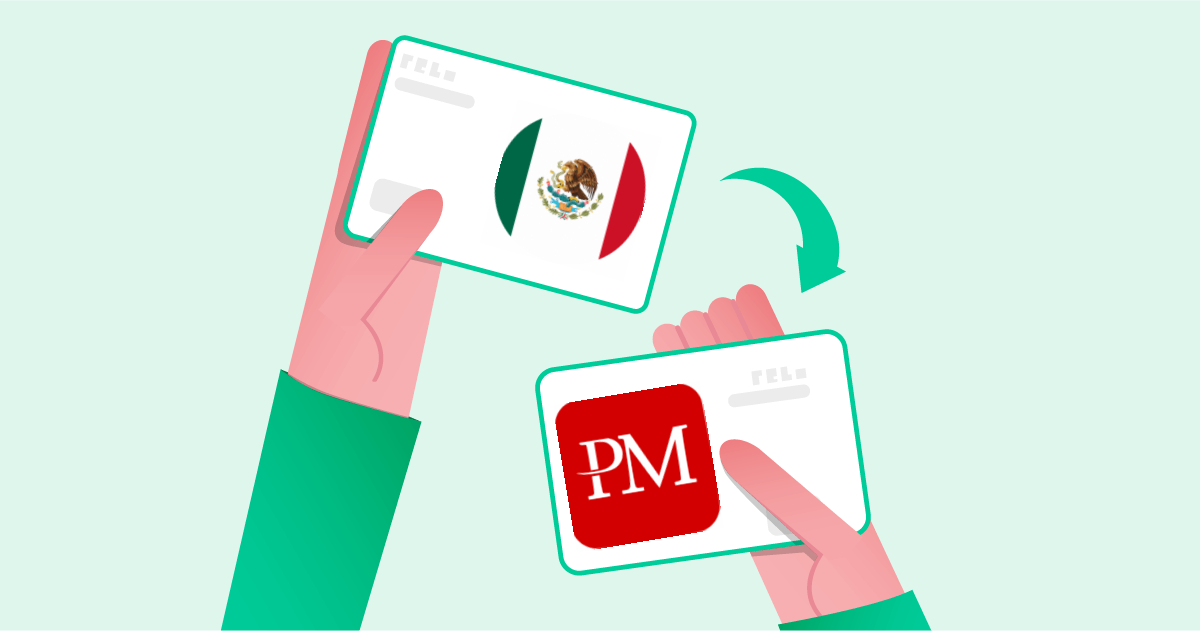 Pasar pesos mexicanos a dólares de Perfect Money