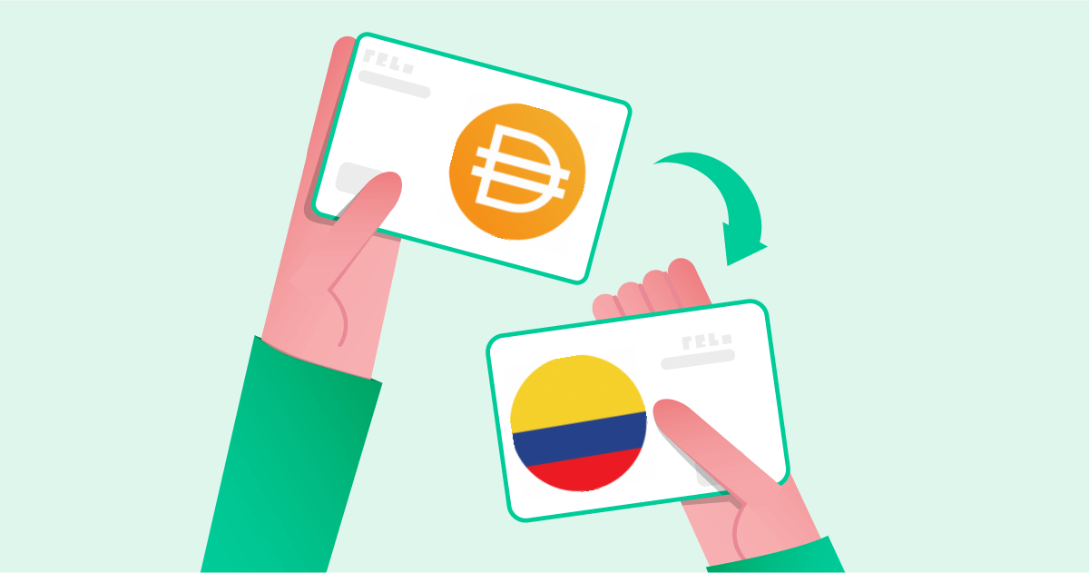 Pasar DAI a pesos colombianos