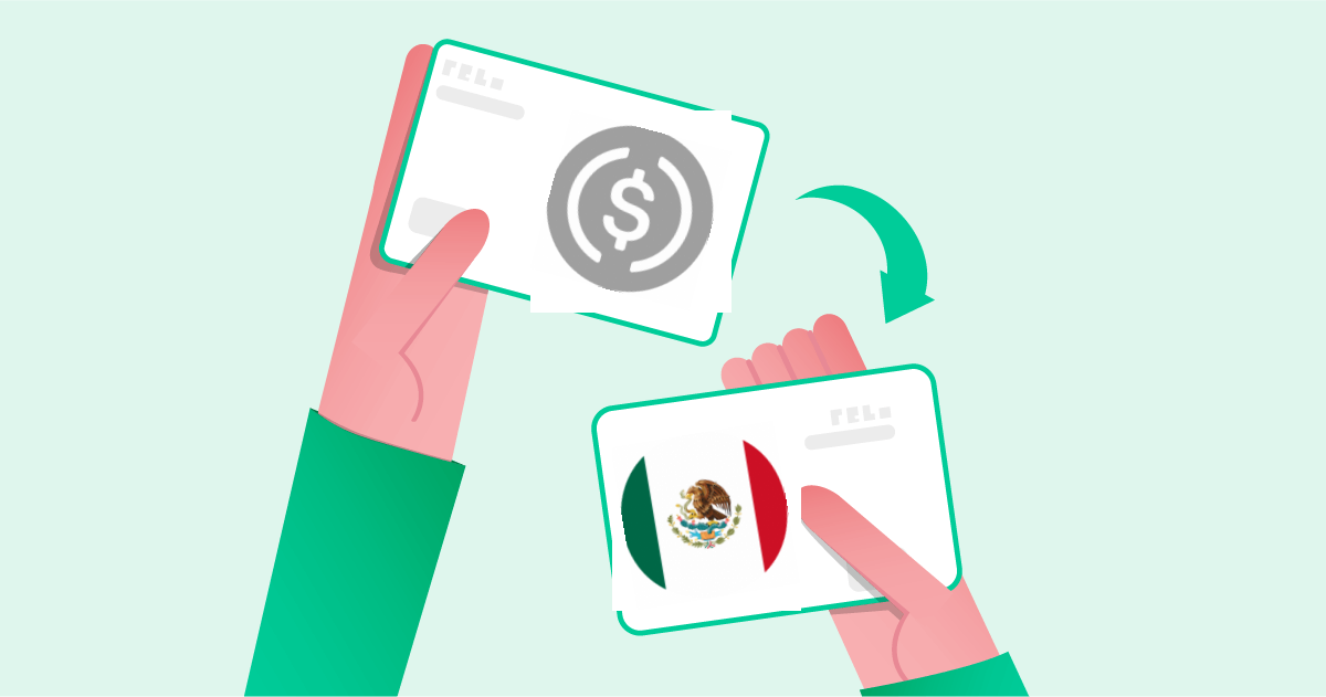 Pasar USDC (USD Coin) a Transferencia bancaria México