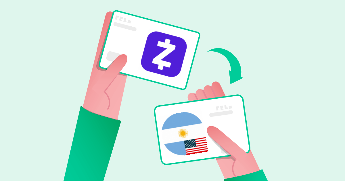 Pasar dólares de Zelle a Transferencia bancaria Argentina en dólares